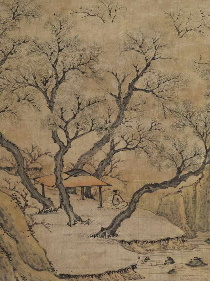 道光丁亥（1827年）作 顾鹤庆 独坐观瀑 - 图8