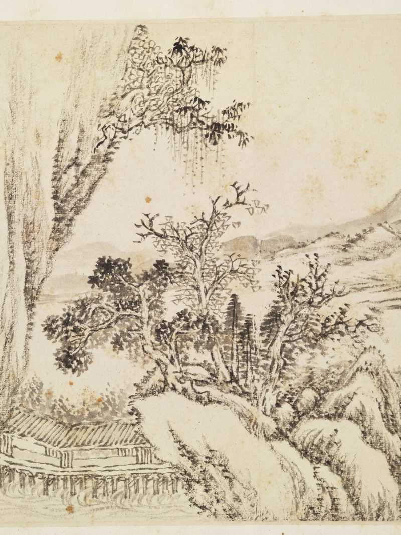 庚子（1780年）作 陆遵书 仿宋元山水册 - 图8