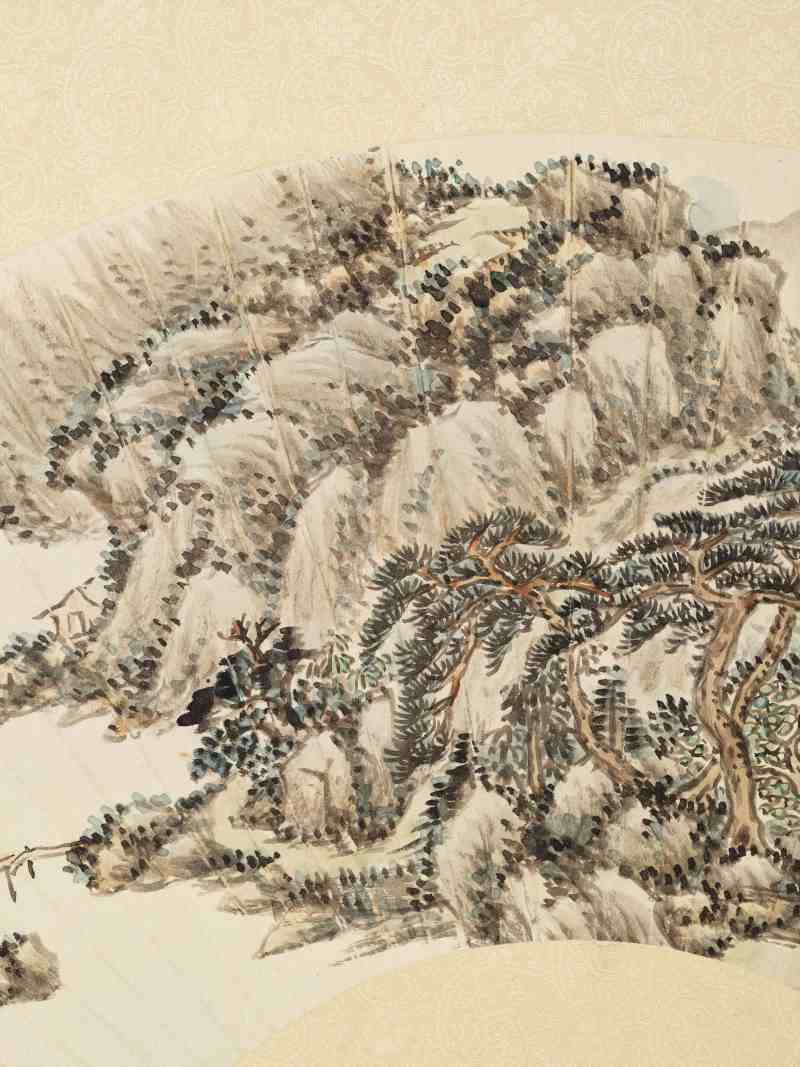 己未（1919年）作 何维朴、顾沄 山水二帧 - 图10