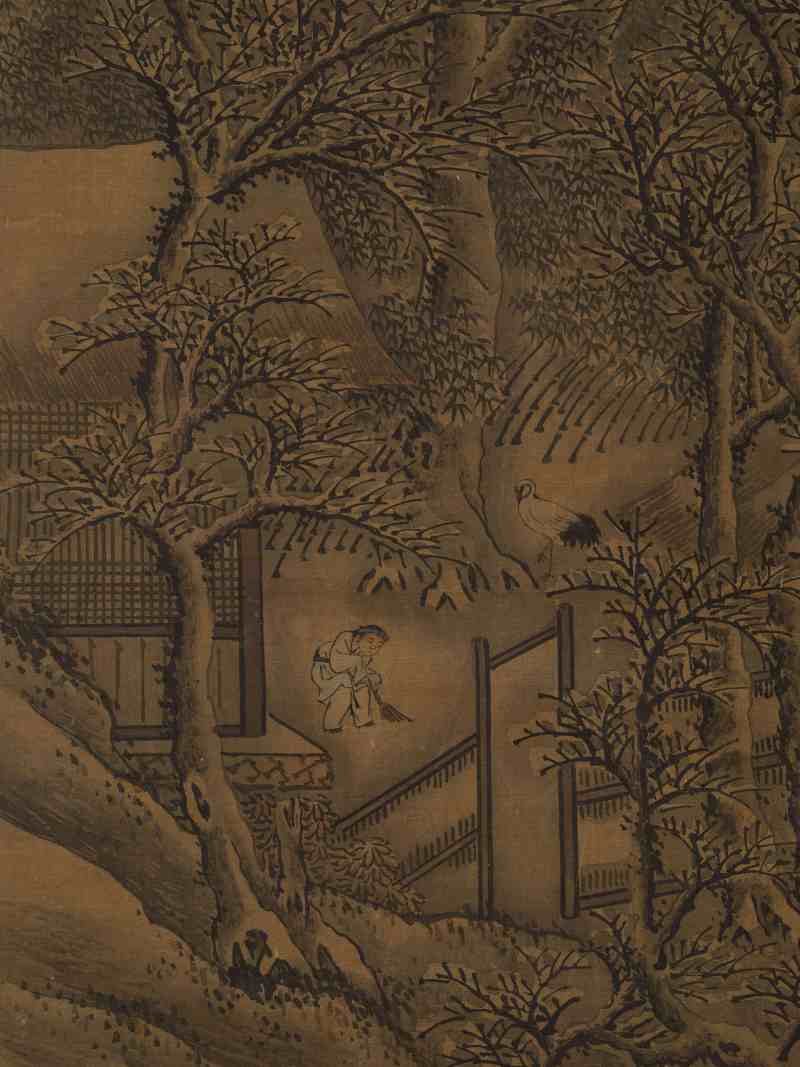 唐寅（款） 避寒图 - 图11