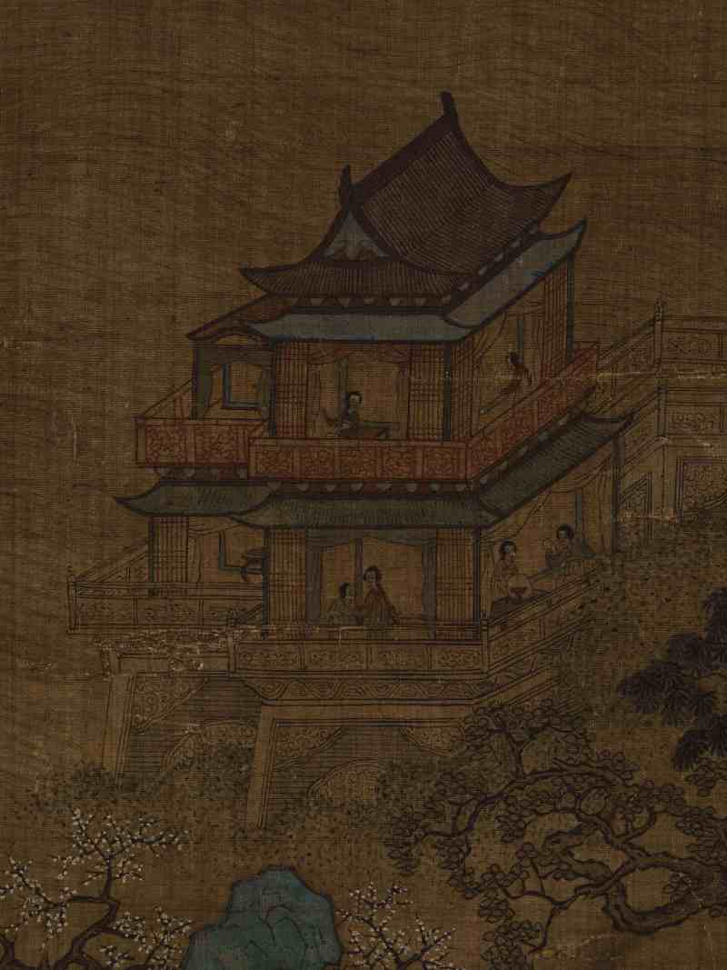 佚名 游春图 - 图9