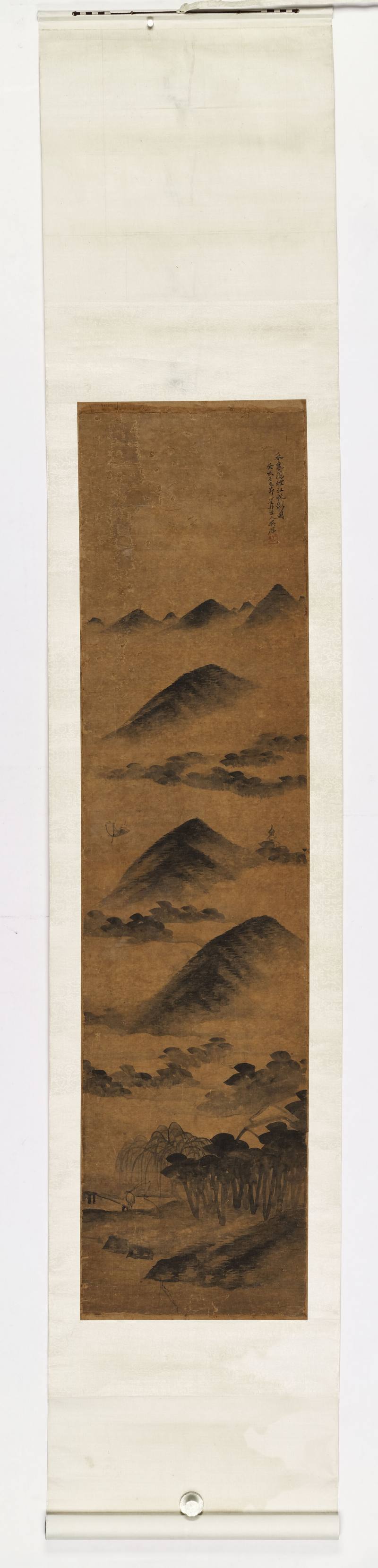癸亥（1683年）作 吴历（款） 山水四屏 - 图13