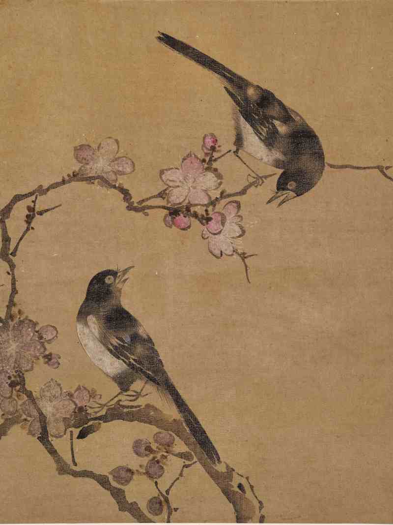 童原 写生花鸟册 - 图27