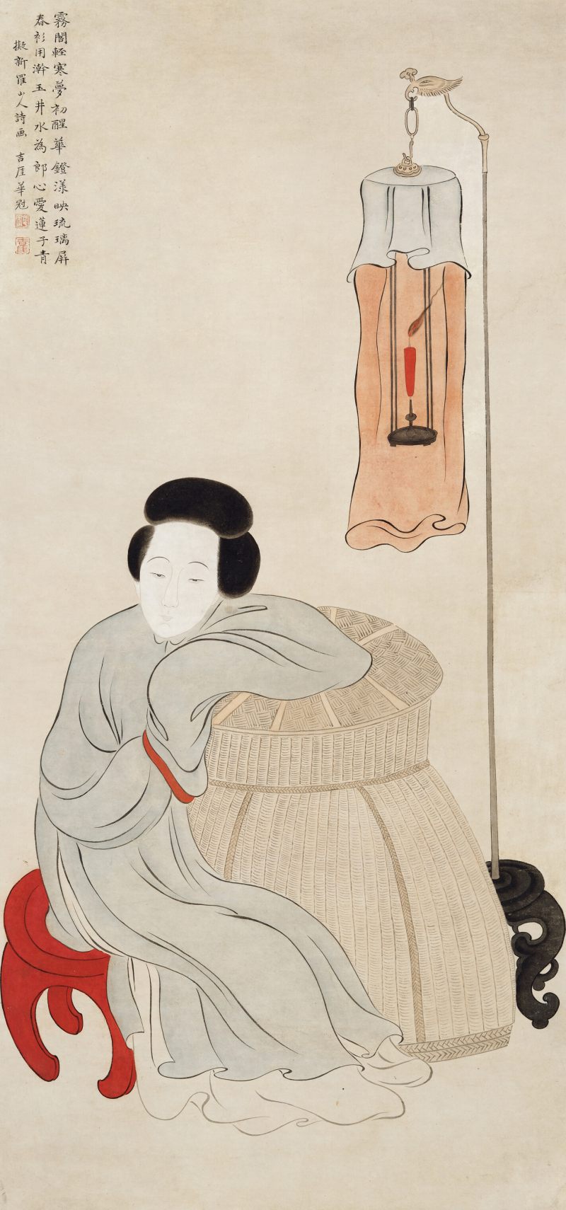 华冠（款） 雾阁思郎图