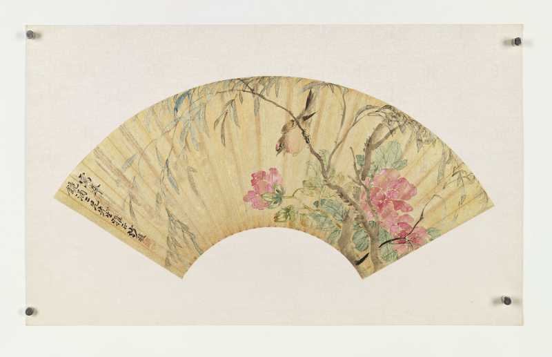 庚寅（1890年）、丙子（1876年）作 沙馥 人物花鸟五帧 - 图27