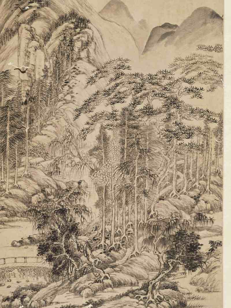 雍正二年（1724年）作 黄鼎 仿董源山水 - 图3