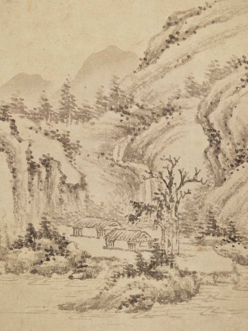 壬子（1852年）作 汤贻汾 临古山水册 - 图32