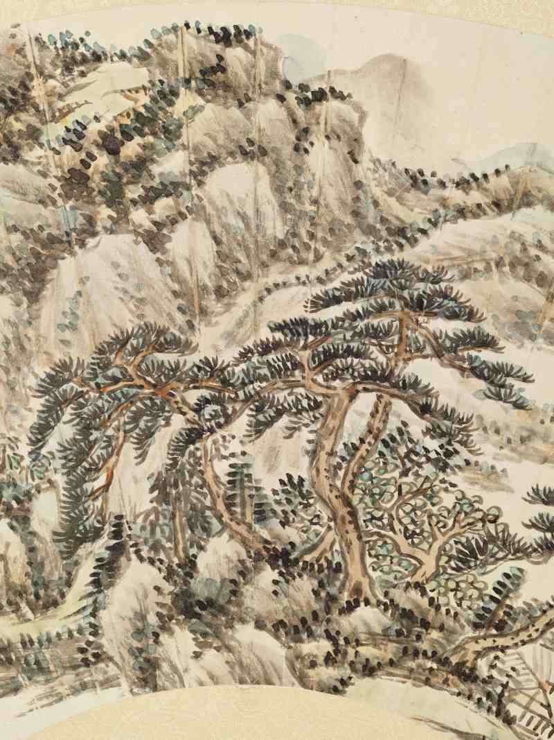 己未（1919年）作 何维朴、顾沄 山水二帧 - 图11