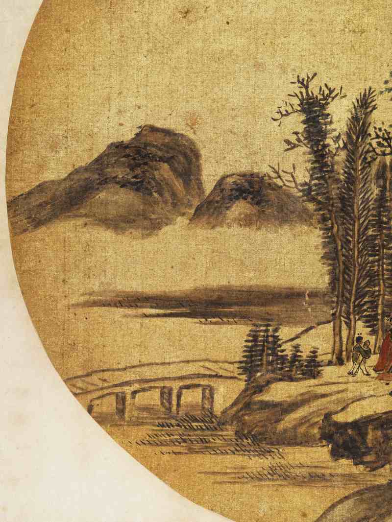 戊戌（1898年）作 任预 仿古山水册 - 图12