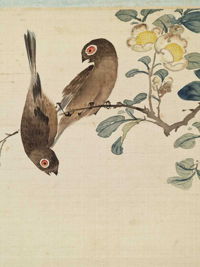 道光甲午（1834年）作 翁雒 花鸟写生册 - 图31
