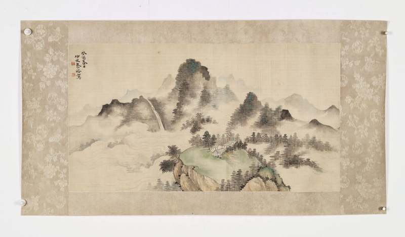 癸酉（1933年）作 秦仲文 晴峦暖岫 - 图2