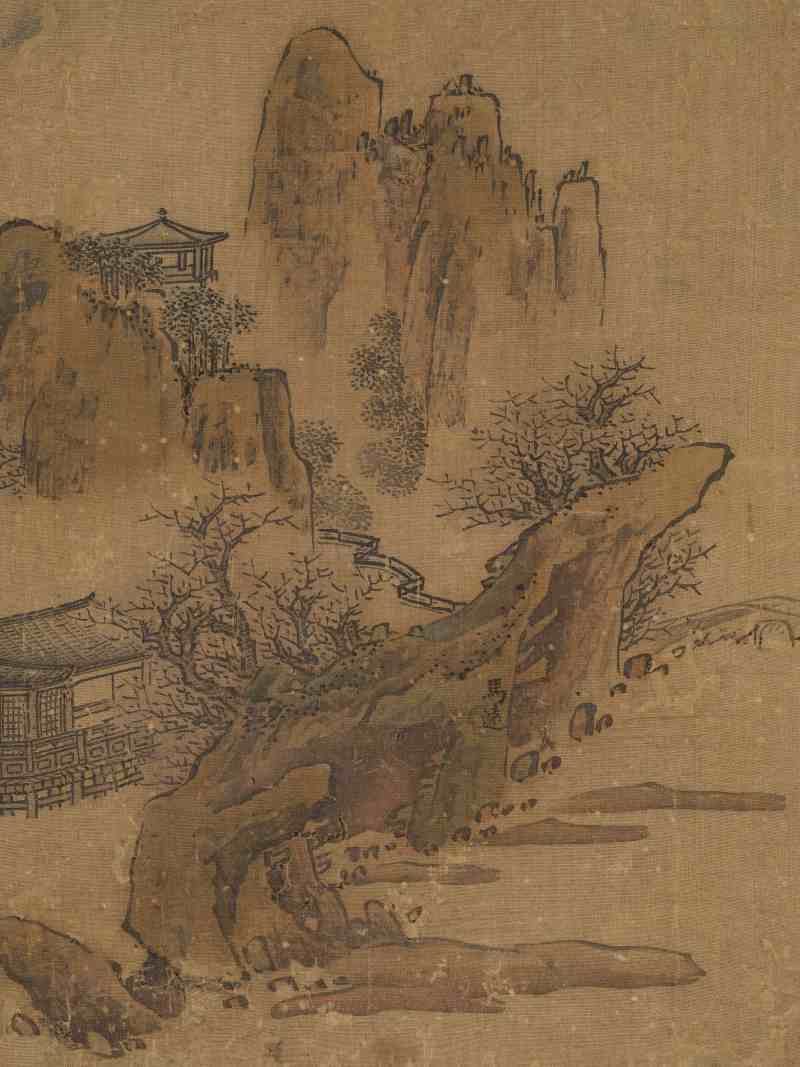 马远（款） 垂钓图 - 图5