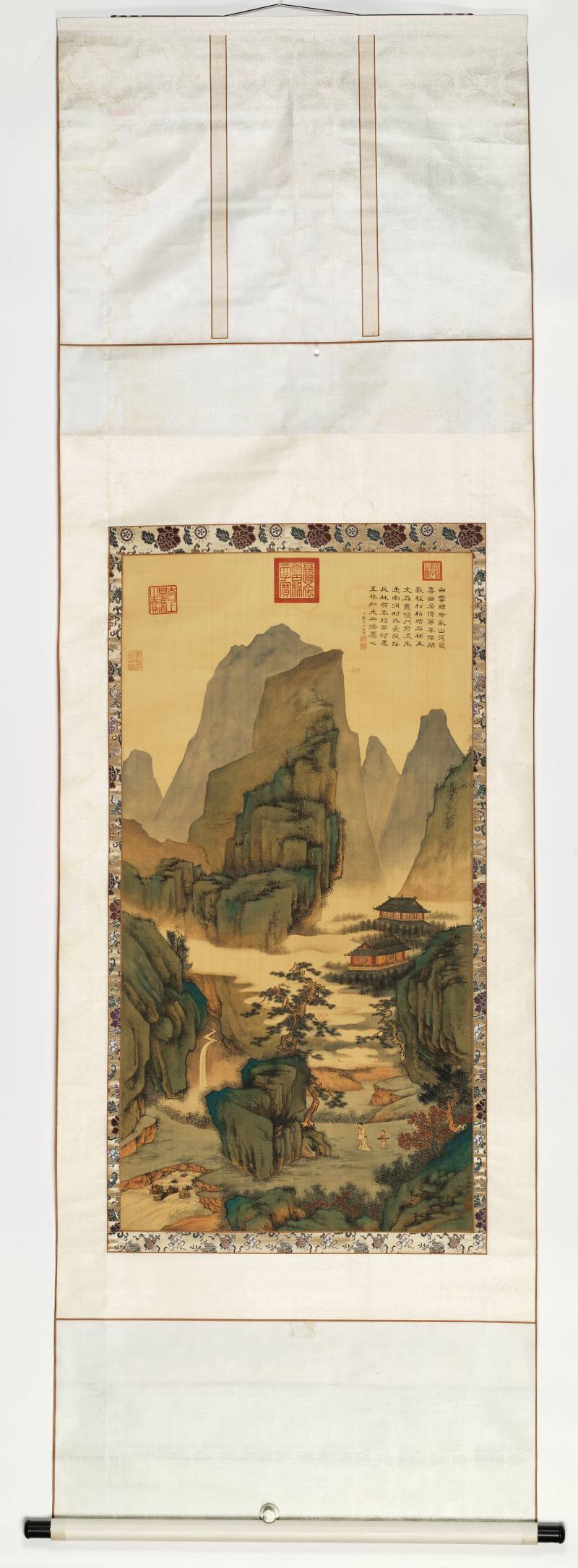 关槐（款） 仙山图 - 图2