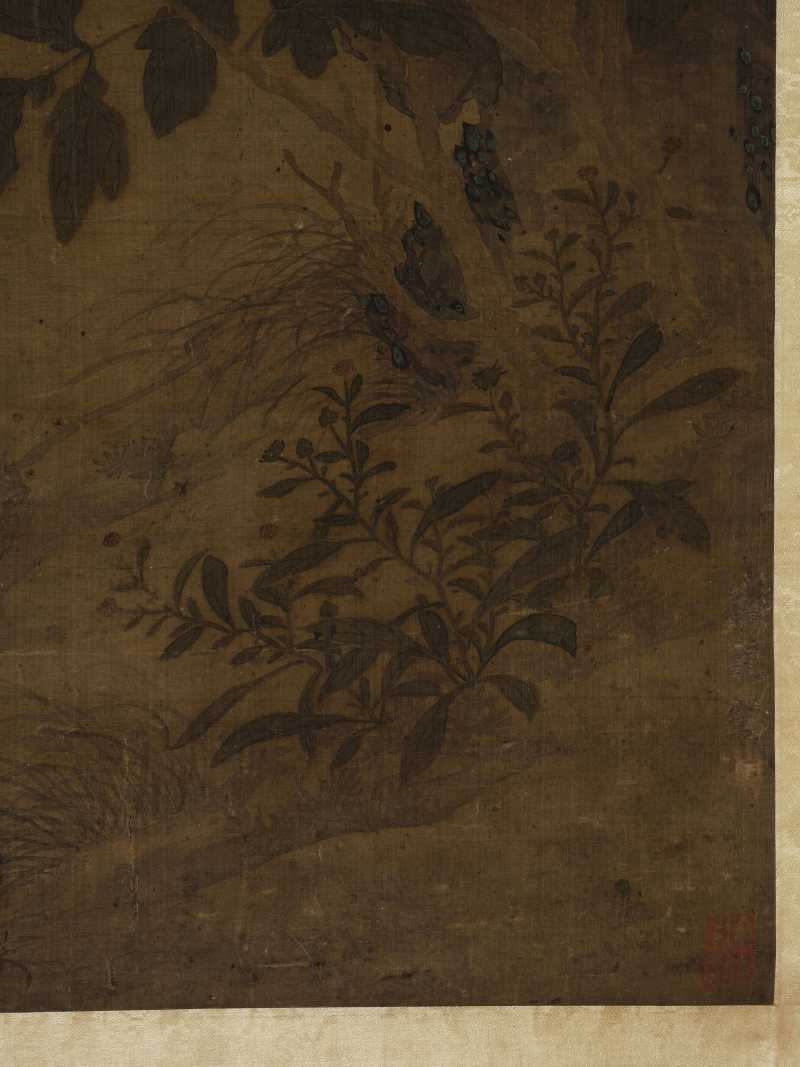 乙卯（1699年）作 陈书（款） 山雀芙蓉 - 图12