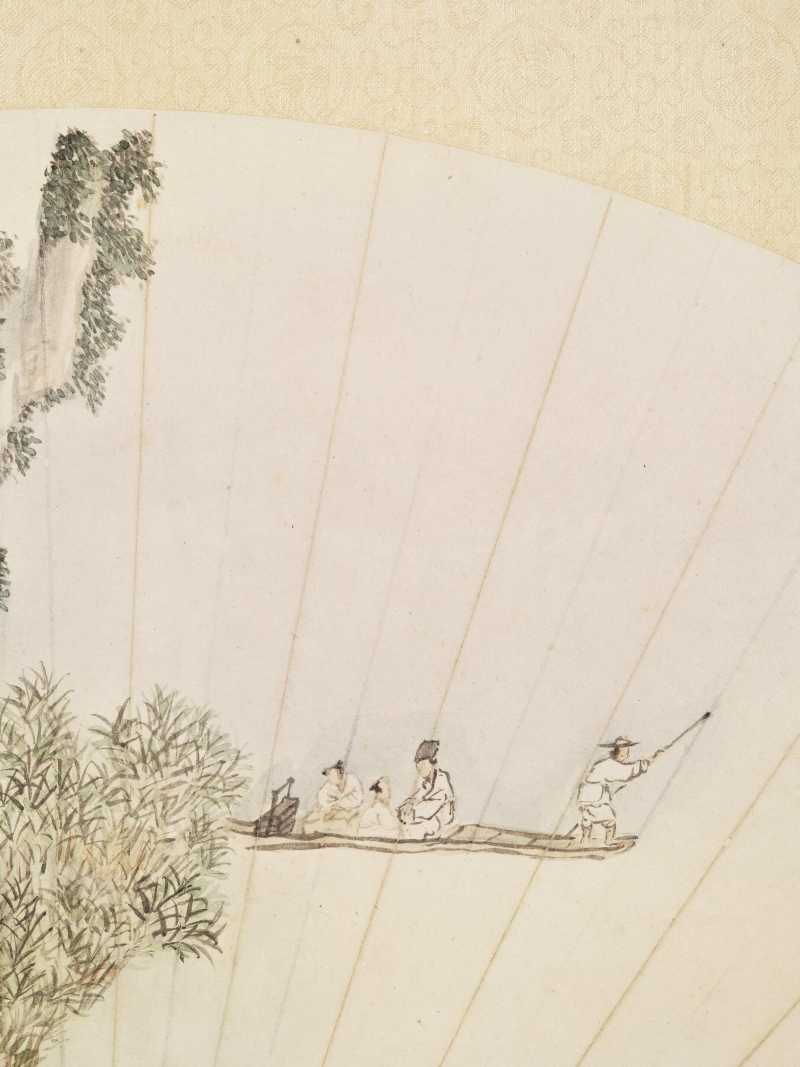 己未（1859年）、丙午（1846年）作 陶绍源、沈荣、罗岸先等 山水四帧 - 图17