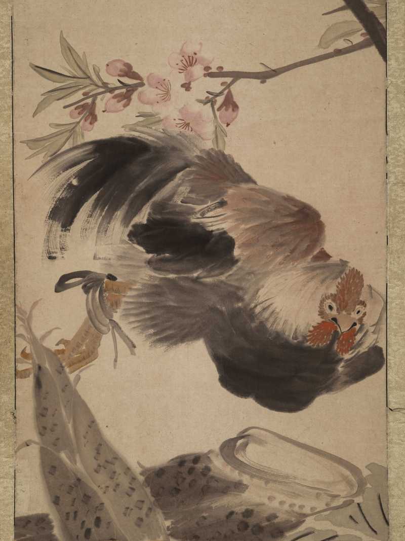 任薰 花卉四屏 - 图17