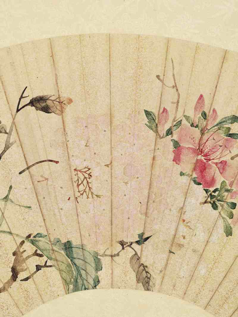 癸酉（1873年）、乙亥（1875年）、辛丑（1901年）作 汤世澍 花卉三帧 - 图17
