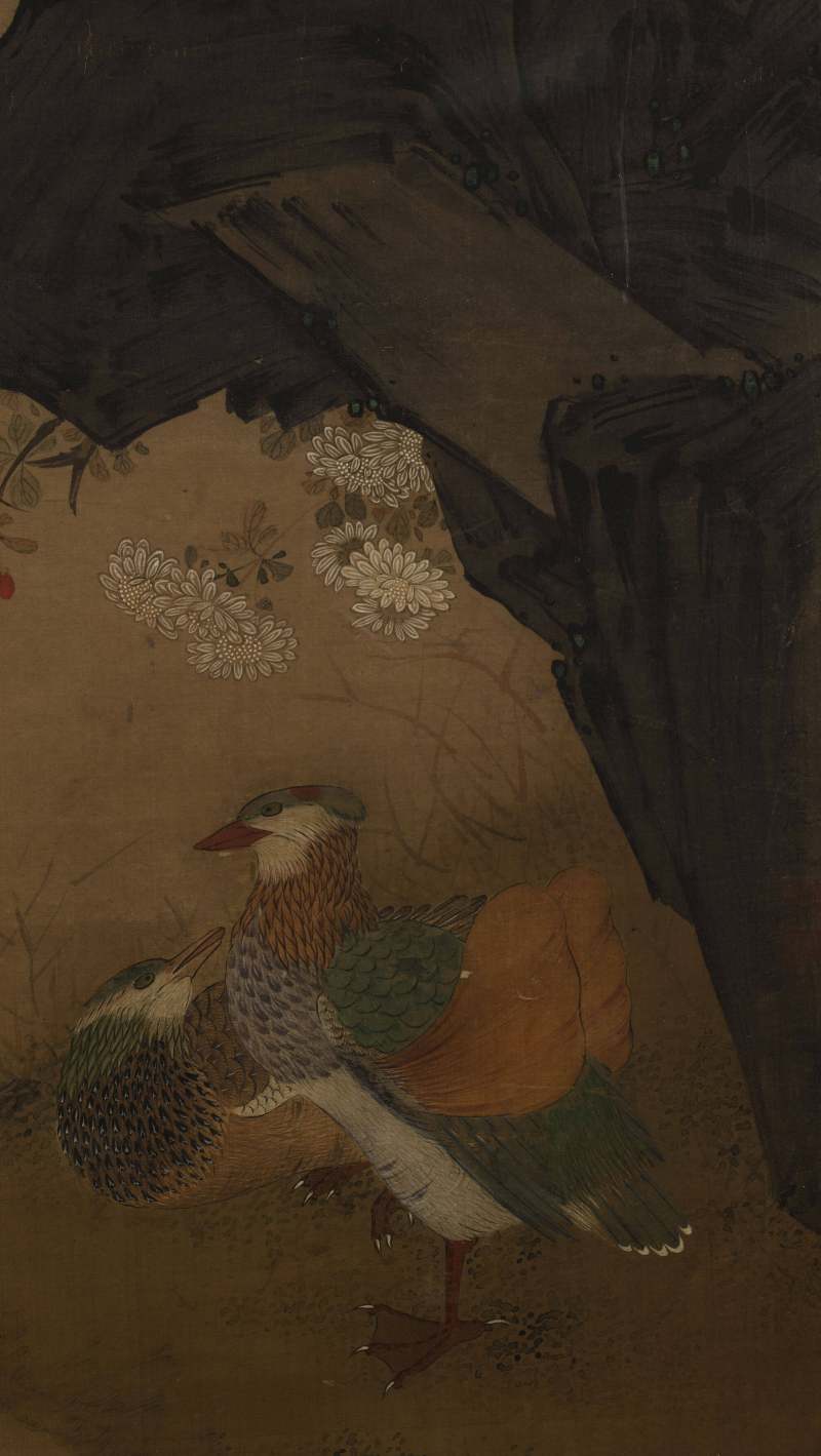 佚名 花鸟四屏 - 图15