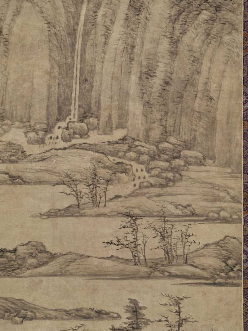 至正乙巳（1365年）作 倪瓒（款） 雅宜山斋图 - 图4