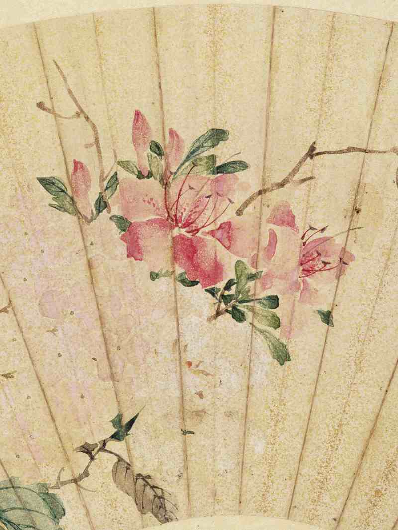 癸酉（1873年）、乙亥（1875年）、辛丑（1901年）作 汤世澍 花卉三帧 - 图18