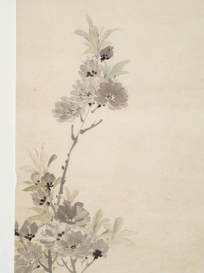 道光甲辰（1844年）作 张熊 桃花春艳 - 图5