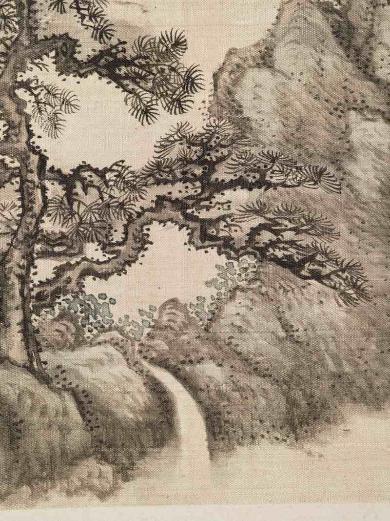 癸酉（1813年）作 汪圻（款）、姜壎、金雯 山水人物六帧 - 图41