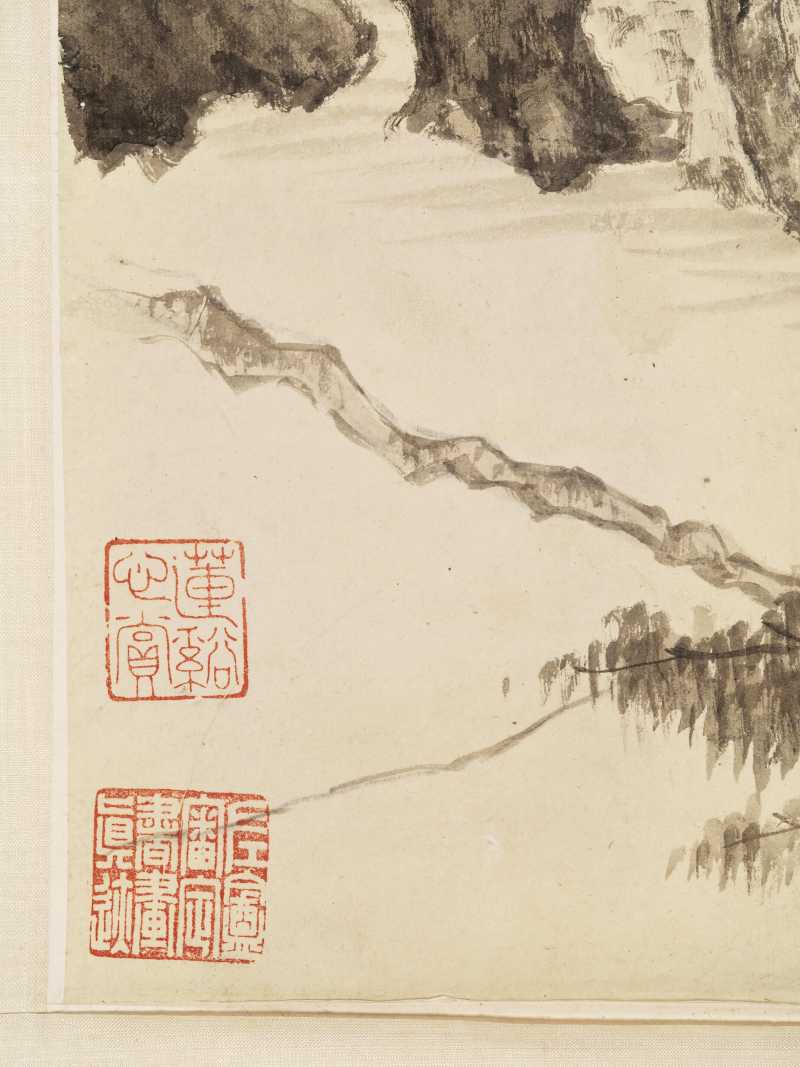 辛巳（1821年）作 张崟(款) 竹炉山房图 - 图11