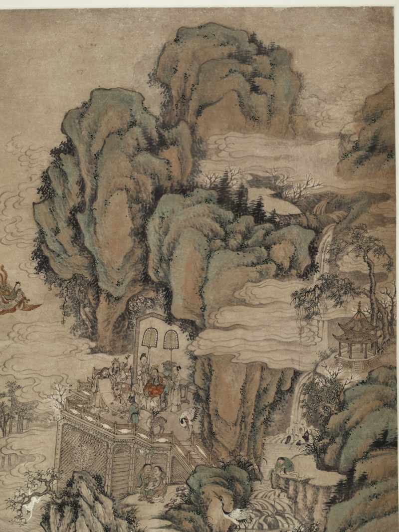 同治壬申（1872年）作 杨得霖 群仙拱祝图 - 图3