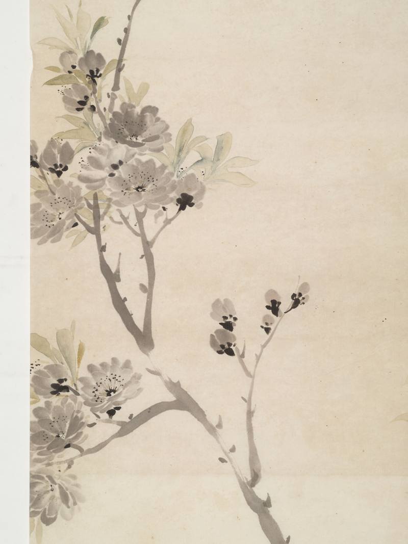 道光甲辰（1844年）作 张熊 桃花春艳 - 图6
