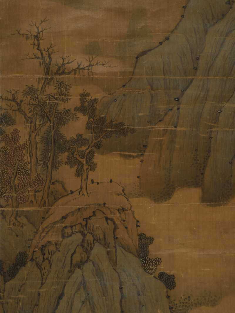 丁卯（1507年）作 周臣（款） 携琴访友 - 图12