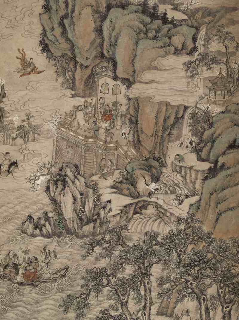 同治壬申（1872年）作 杨得霖 群仙拱祝图 - 图4