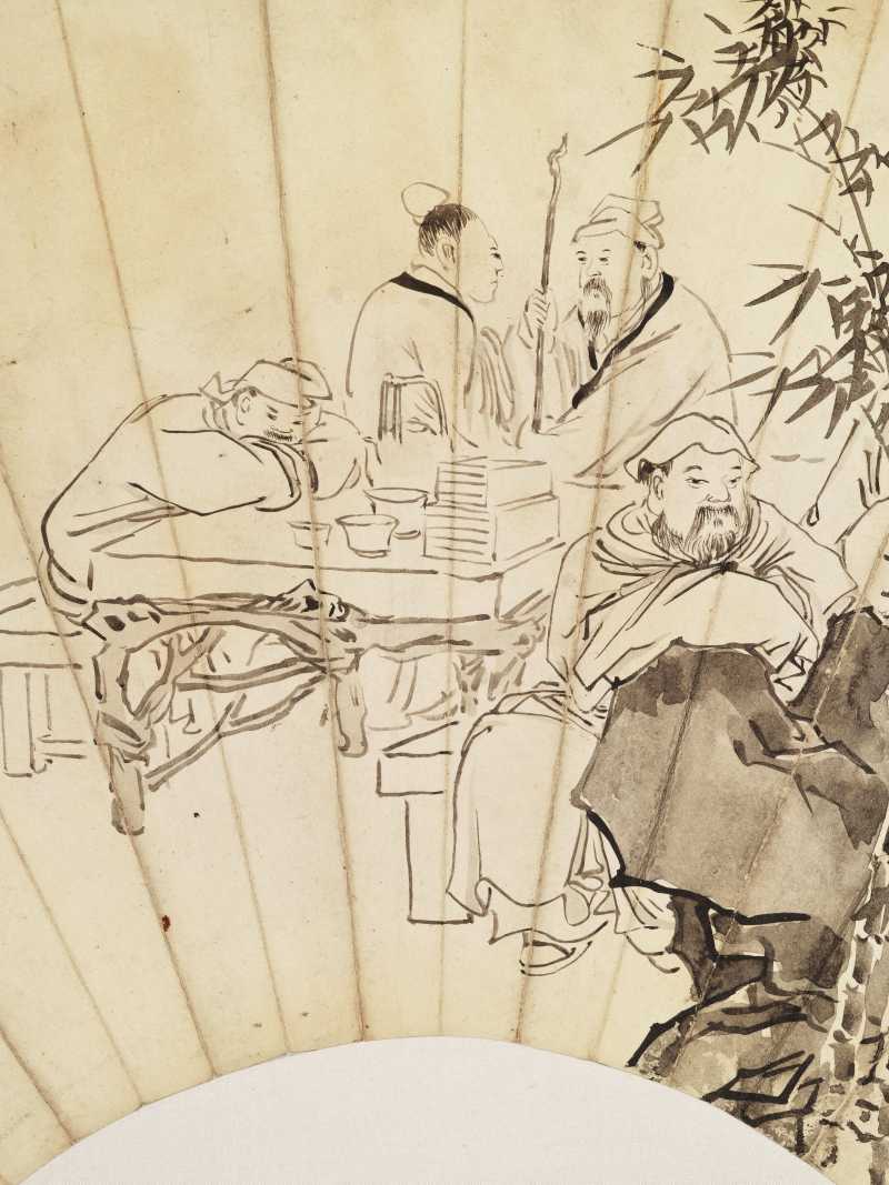 史不昧 扇面集锦册 - 图54