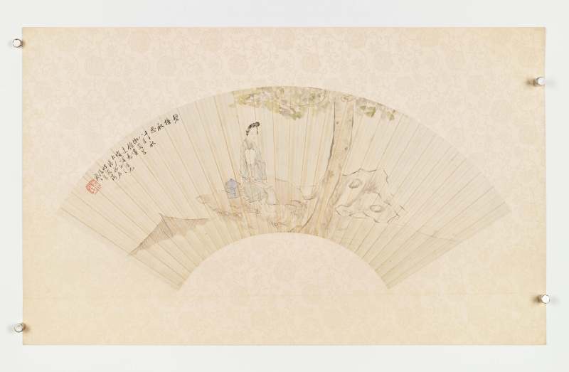 壬子（1852年）作 汤禄名 花果人物三帧 - 图14