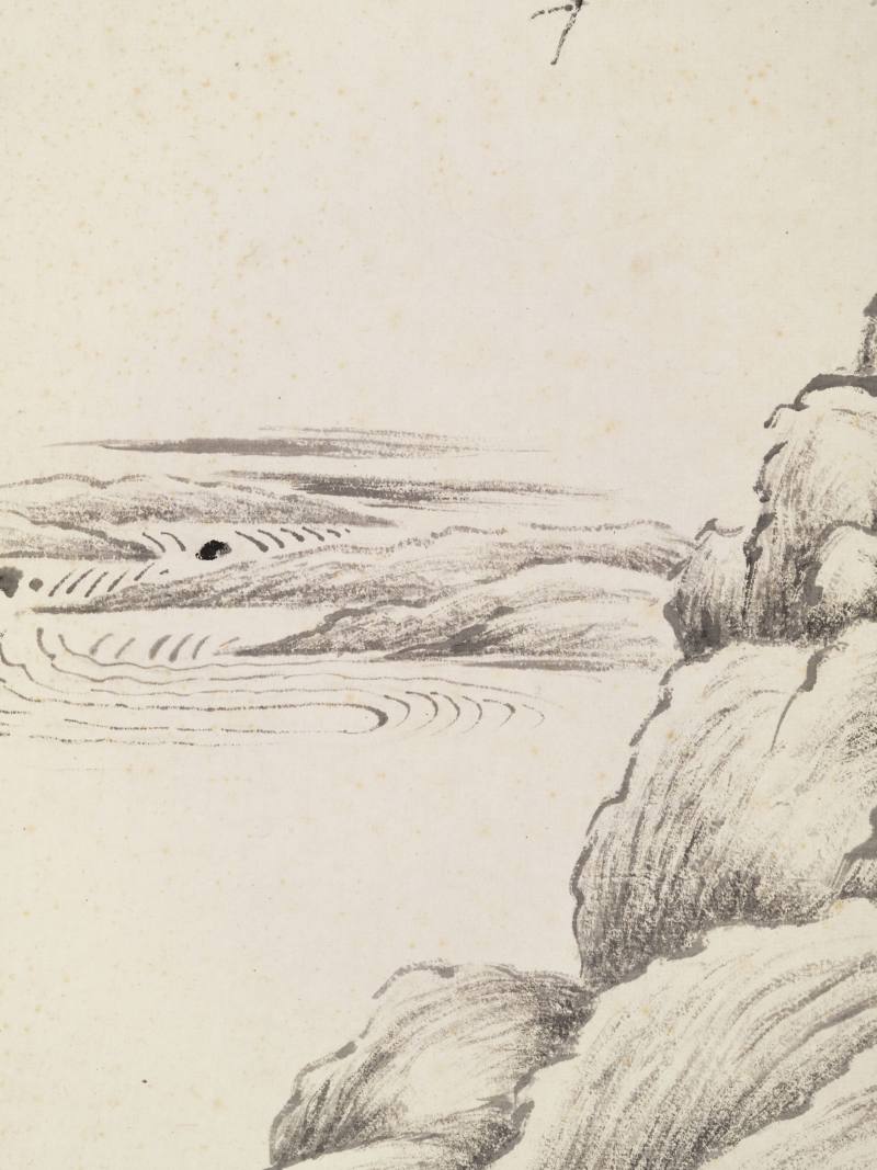 同治丙寅（1866年）作 张之万 墨笔山水册 - 图9