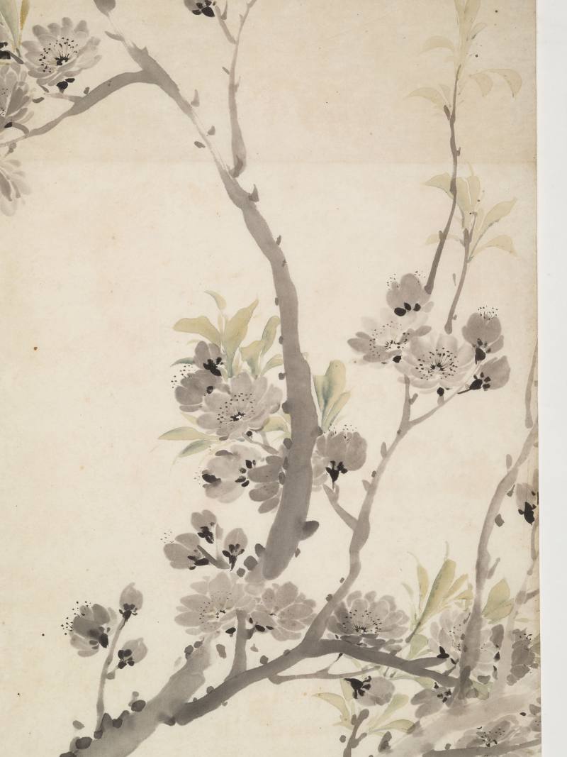 道光甲辰（1844年）作 张熊 桃花春艳 - 图7