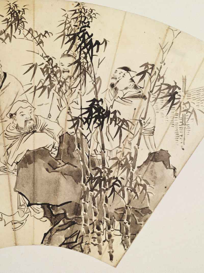 史不昧 扇面集锦册 - 图55