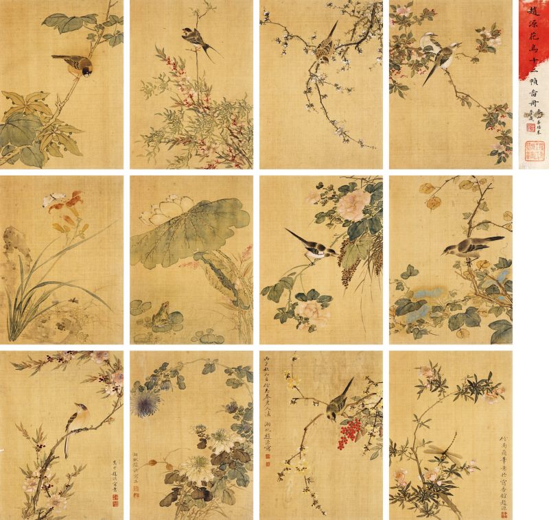 赵源 花鸟册