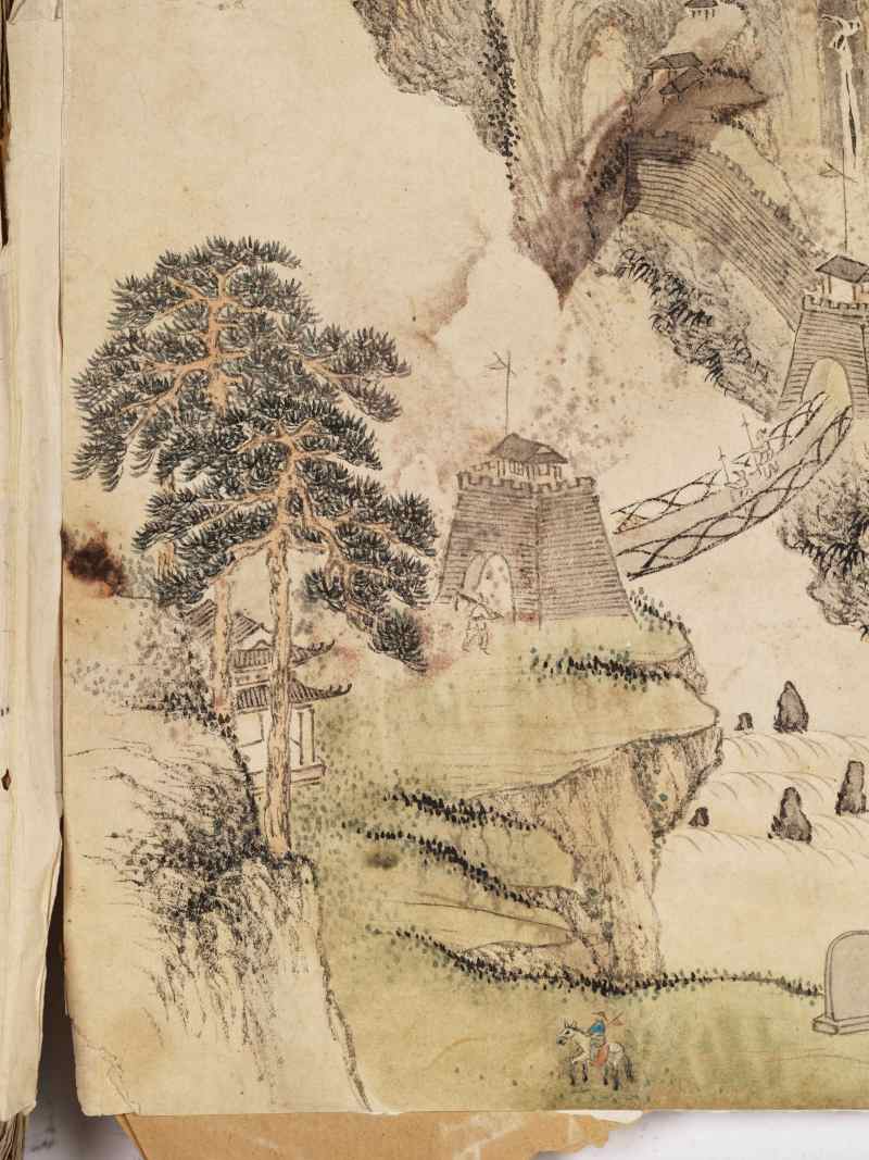 黄向坚（款） 云川十二景 - 图55