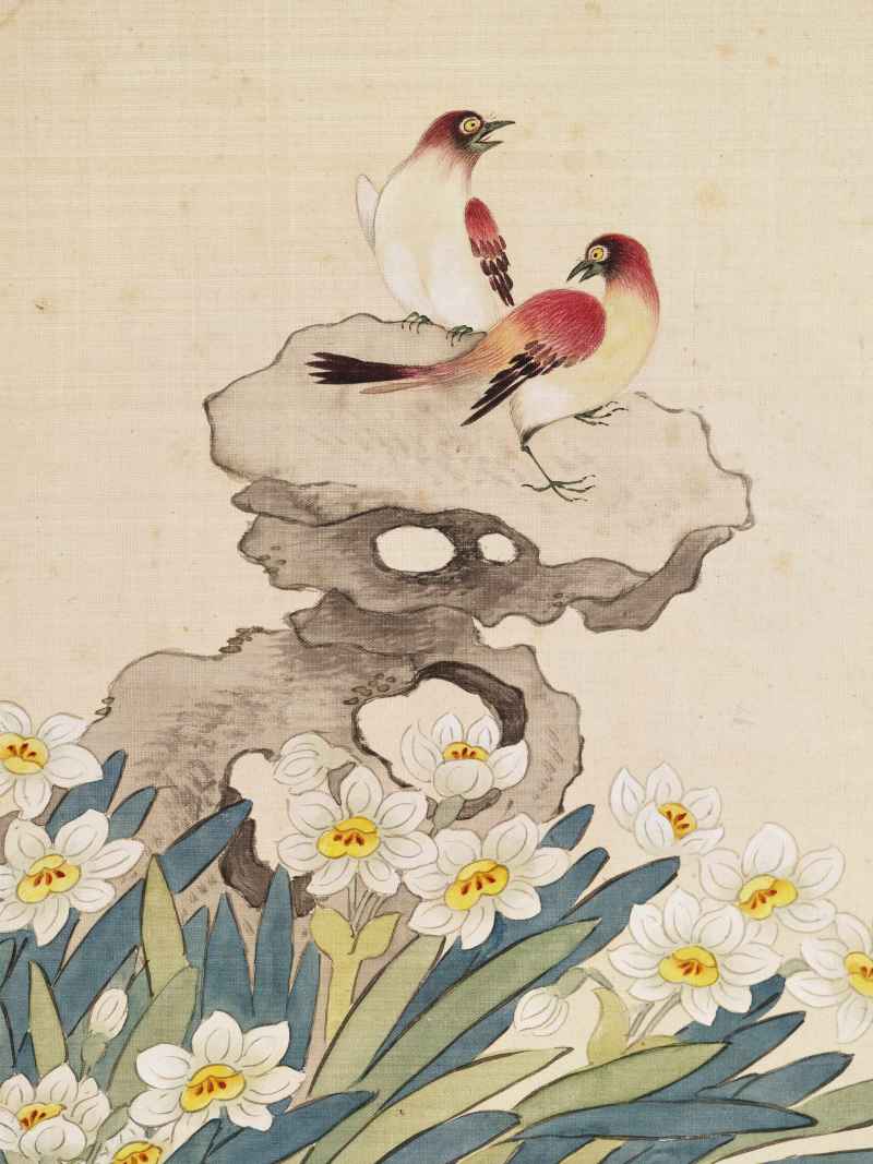 丁酉（1897年）作 梁德润、孙毓汶 花卉草虫册 - 图15