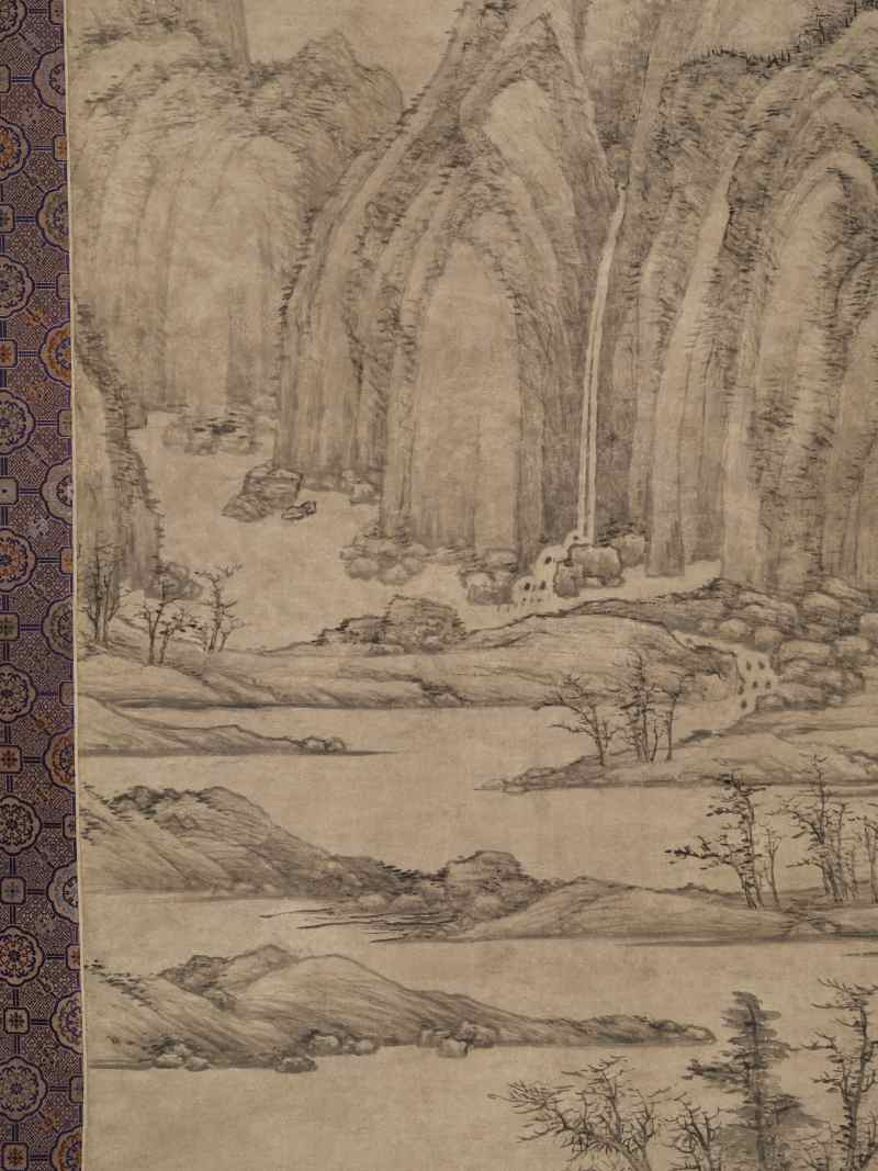 至正乙巳（1365年）作 倪瓒（款） 雅宜山斋图 - 图7