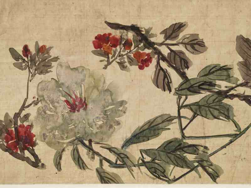 1737年作 黄慎（款） 花卉卷 - 图12