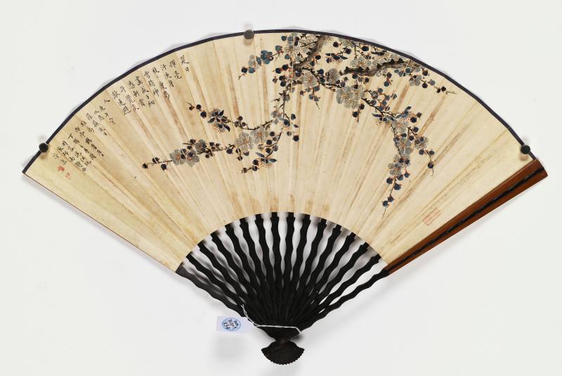 庚午（1930年）作 丁辅之 梅花·篆书《夏日杂咏》三首 - 图2