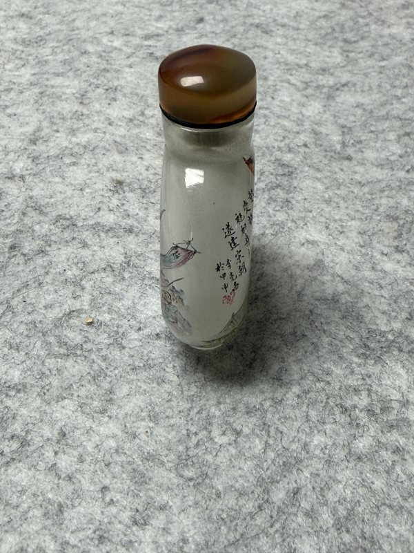 2004年 李克昌作 玻璃內繪“陳橋兵變”鼻煙壺 - 图4
