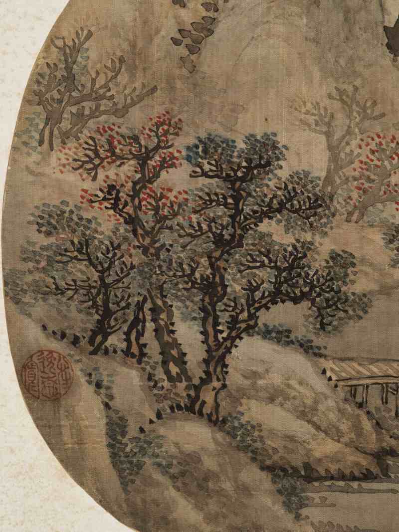 癸酉（1813年）作 汪圻（款）、姜壎、金雯 山水人物六帧 - 图29