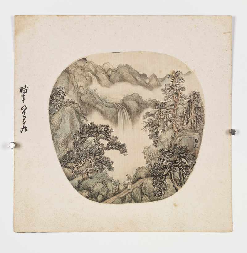 癸酉（1813年）作 汪圻（款）、姜壎、金雯 山水人物六帧 - 图10