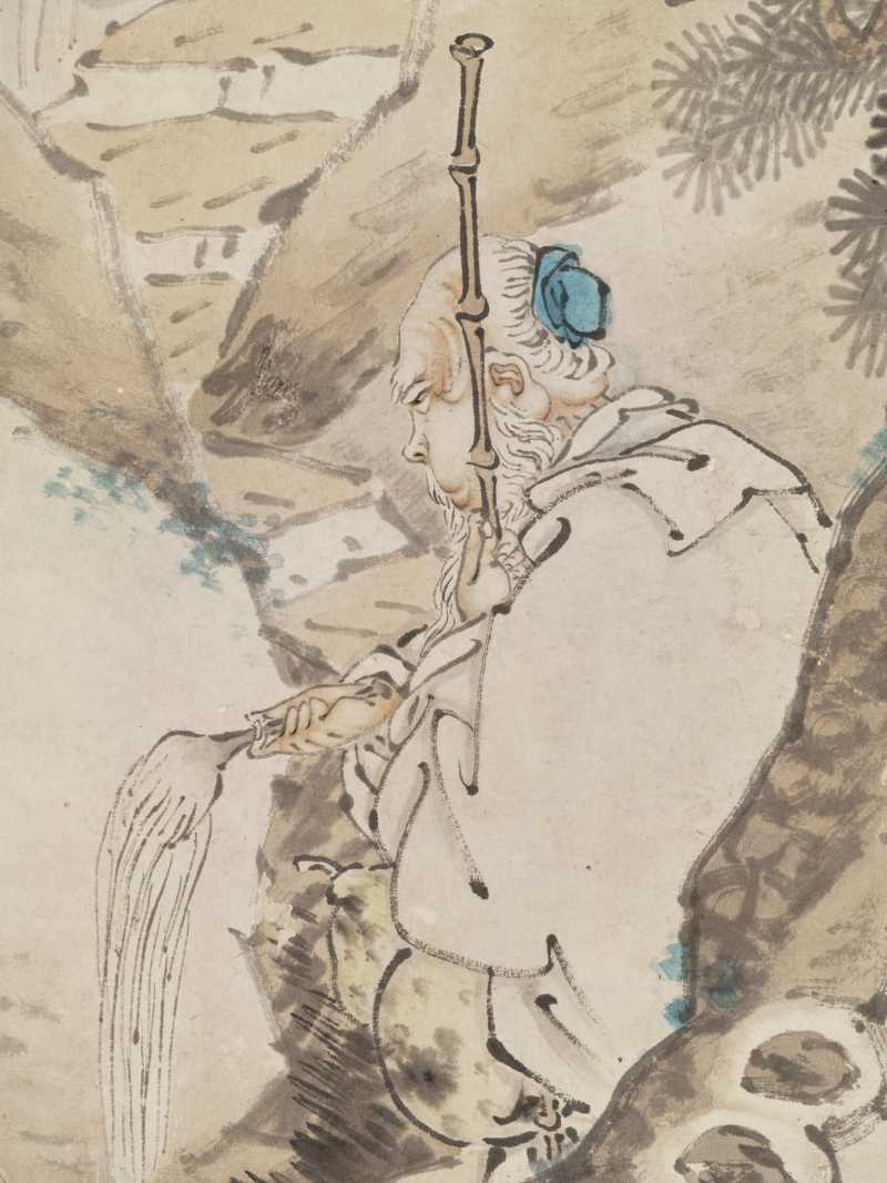 乙未（1895年）作 陆鹏 人物四屏 - 图14