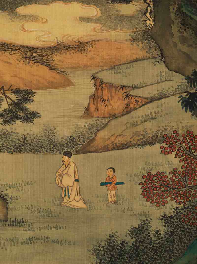 关槐（款） 仙山图 - 图7