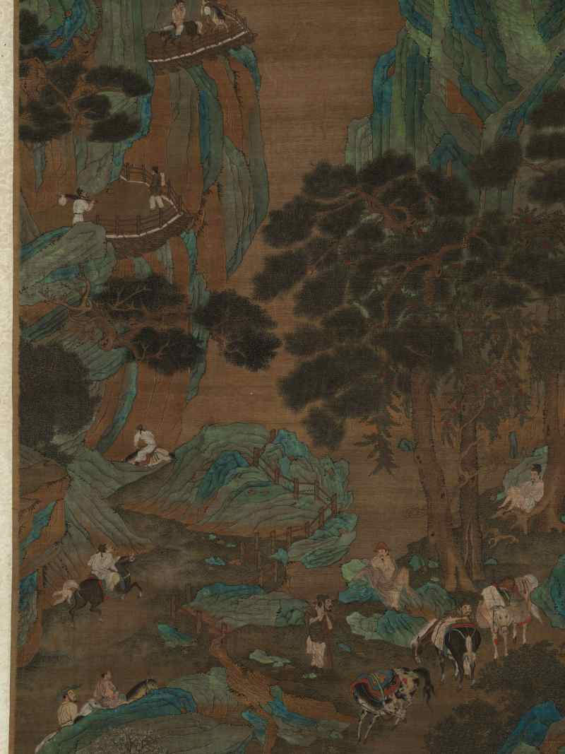 佚名 青绿行旅图 - 图10
