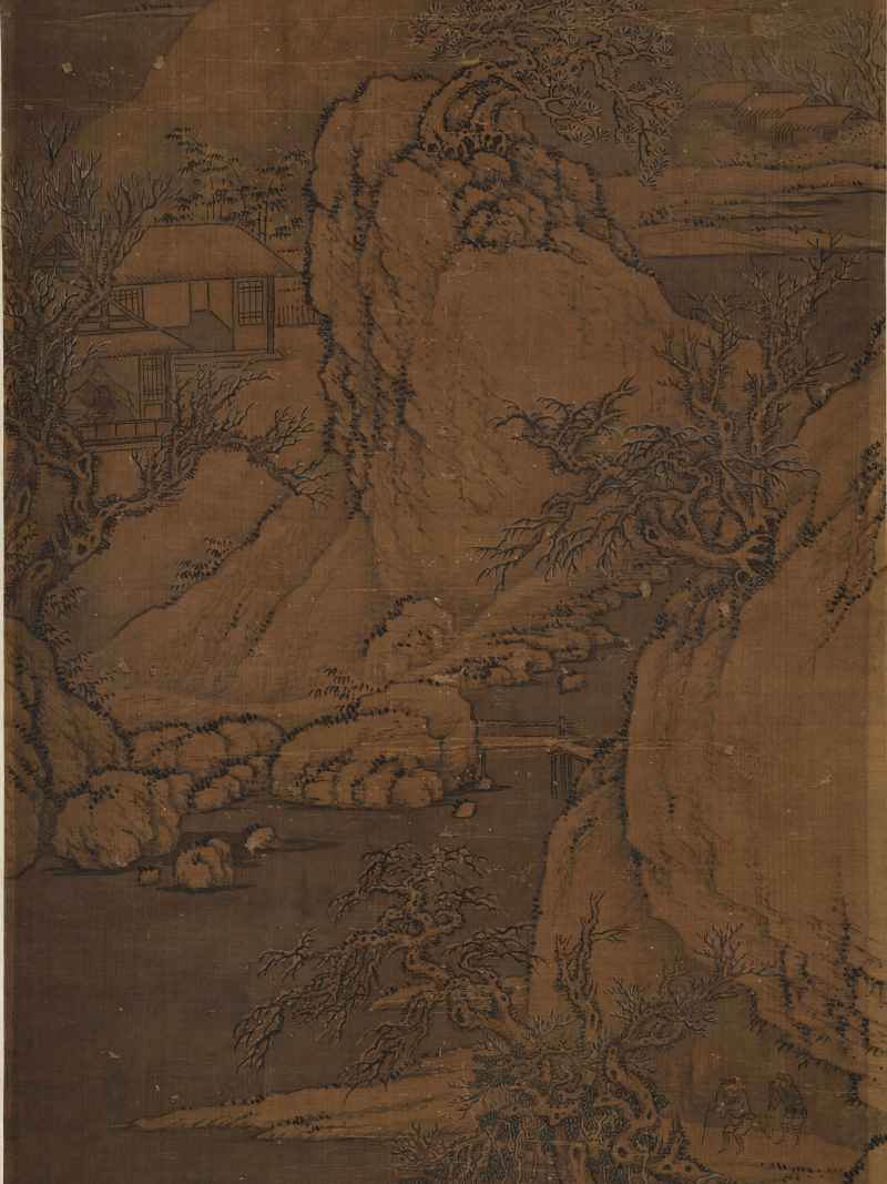 乾隆乙亥（1755年）作 沈锦 雪岩沽酒 - 图5