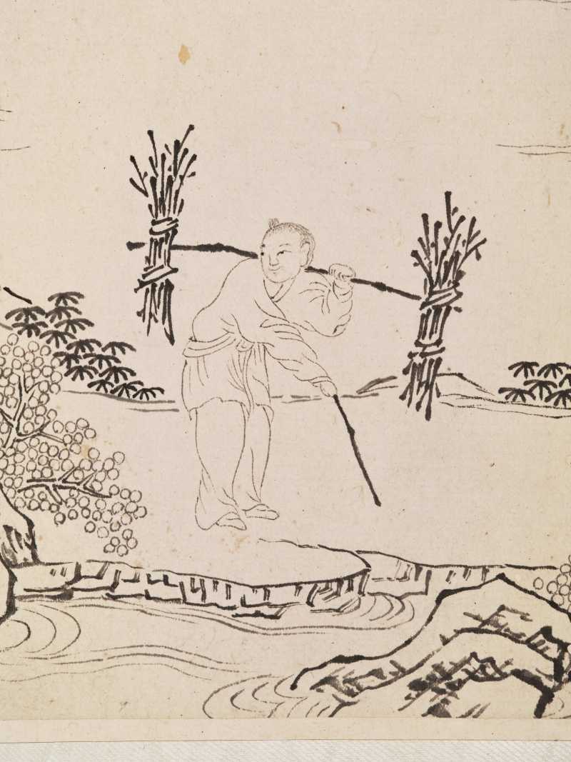 焦秉贞（款） 人物故事图册 - 图16